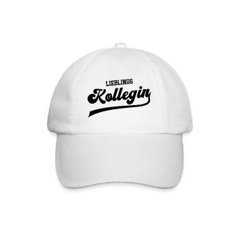 Lieblingskollegin Beste Kollegin Lieblings Kollege - Baseballkappe - Weiß/Weiß - Vorne