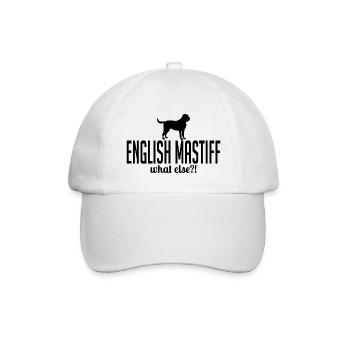 DEUTSCH MASTIFF what else Hundespruch Wilsigns - Baseball Cap - white/white - Front