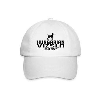 Hungarian Vizsla what else dog saying dogs - Baseball Cap - white/white - Front