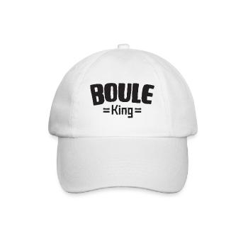 Boules Roi Boules pour Bouler Boccia Jeu Botcha - Casquette classique - blanc/blanc - Devant