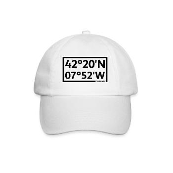 Coordonnées Ourense - Casquette classique - blanc/blanc - Devant
