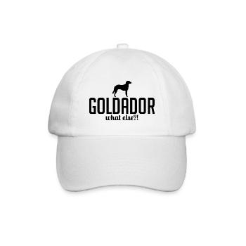 Goldador what else Hundespruch Hunde Wilsigns - Baseball Cap - white/white - Front