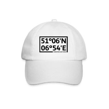 Coordonnées de Monheim am Rhein - Casquette classique - blanc/blanc - Devant