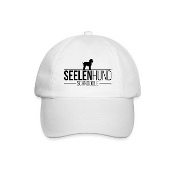 Schnoodle Seelenhund Hunde Hund Wilsigns - Baseballkappe - Weiß/Weiß - Vorne