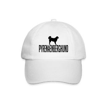 Pyrenäenberghund Hunderasse Hunde Wilsigns - Baseballkappe - Weiß/Weiß - Vorne