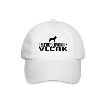 Czechoslovakian Vlcak Hunderasse Hunde Wilsigns - Baseballkappe - Weiß/Weiß - Vorne