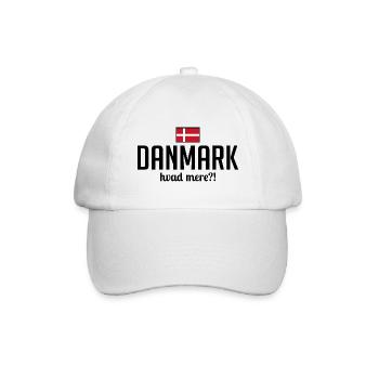 Danmark hvad simple dicton vacances Danemark - Casquette classique - blanc/blanc - Devant