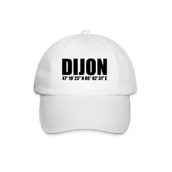 Dijon Coordinates - Baseball Cap - white/white - Front
