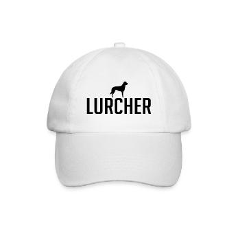 Lurcher Race de chien Chiens Wilsigns - Casquette classique - blanc/blanc - Devant
