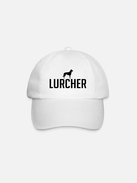 Lurcher Dog breed Dogs Wilsigns - Baseball Cap - white/white