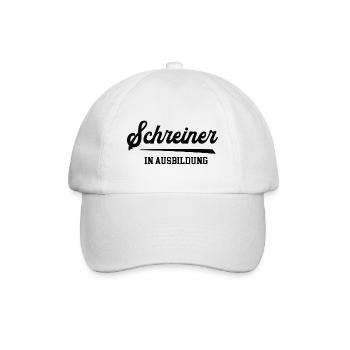 Schreiner Ausbildung Lehre Schreinerausbildung - Baseballkappe - Weiß/Weiß - Vorne