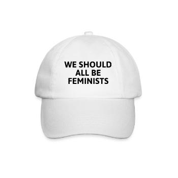 Nous devrions toutes être féministes - Casquette classique - blanc/blanc - Devant