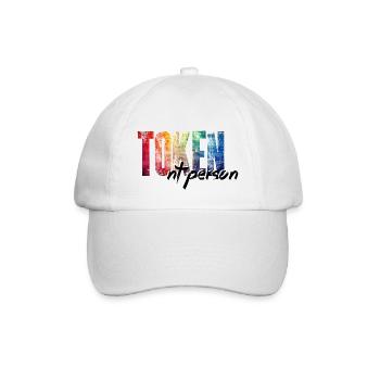 One is always neurotypical: the Token NT person! - Baseball Cap - white/white - Front