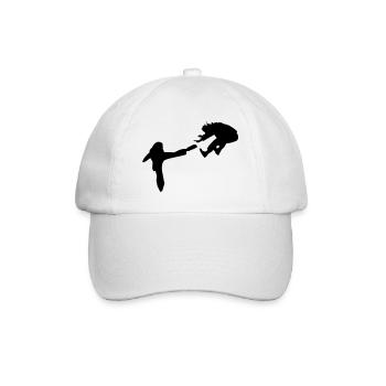 Kampf - Baseballkappe - Weiß/Weiß - Vorne