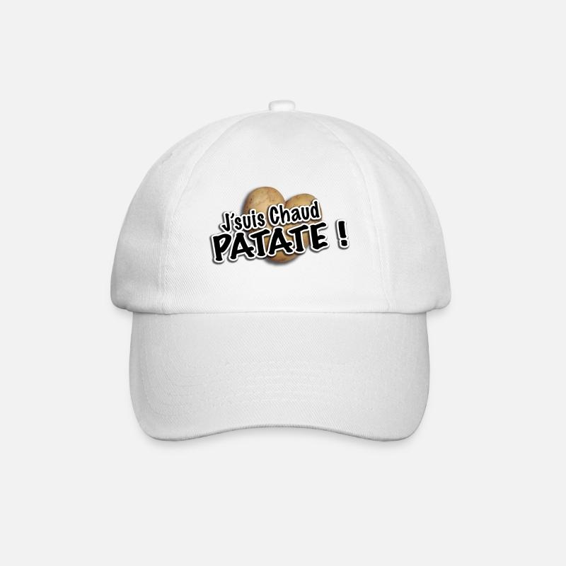 chaud patate - Casquette classique - blanc/blanc