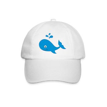 wal - Baseballkappe - Weiß/Weiß - Vorne