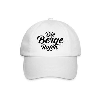 Die Berge - Baseballkappe - Weiß/Weiß - Vorne