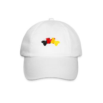 Papillons Allemagne - Casquette classique - blanc/blanc - Devant