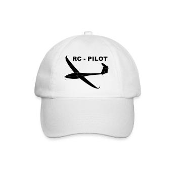 rc - pilot - Baseball Cap - white/white - Front