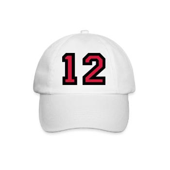 Le numéro 12 - Le numéro de douze - Casquette classique - blanc/blanc - Devant