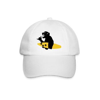 singe surf - Casquette classique - blanc/blanc - Devant