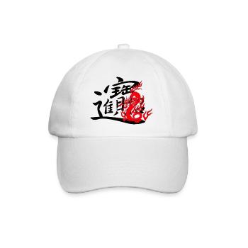 drache - Casquette classique - blanc/blanc - Devant
