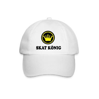 Skat - Baseballkappe - Weiß/Weiß - Vorne