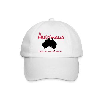 Australien - Baseballkappe - Weiß/Weiß - Vorne