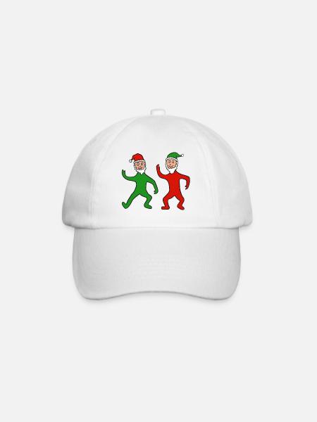 zwerge - Baseballkappe - Weiß/Weiß