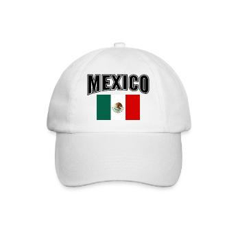 Mexico - Baseballkappe - Weiß/Weiß - Vorne