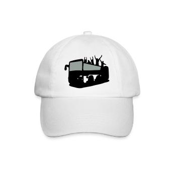 Tour Bus & Tourismus - Baseballkappe - Weiß/Weiß - Vorne