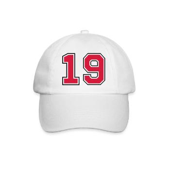 19__f2 - Baseball Cap - white/white - Front