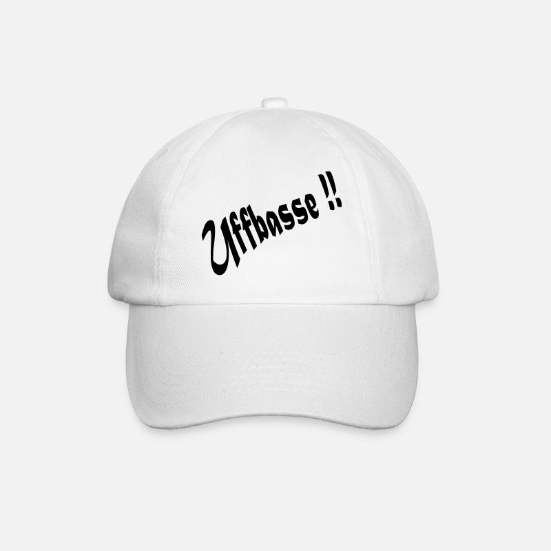 uffbasse - Baseballkappe - Weiß/Weiß