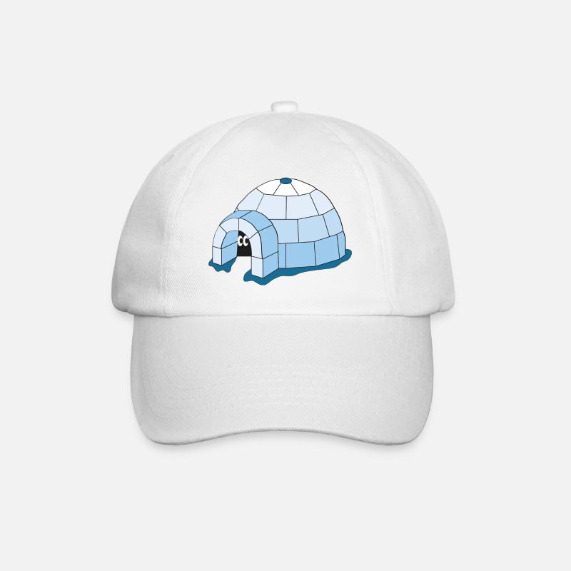Iglu - Baseballkappe - Weiß/Weiß