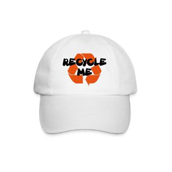 Recycle me - Recyclez-moi - Casquette classique - blanc/blanc - Devant