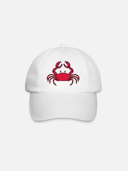Crabe color 1 - Casquette classique - blanc/blanc