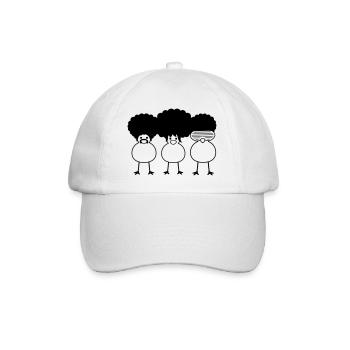 Funky Chicks - Casquette classique - blanc/blanc - Devant