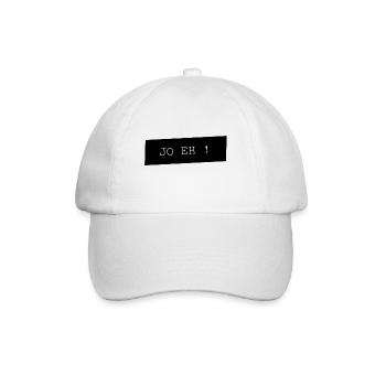 JO EH Faute de frappe sur Noir - Casquette classique - blanc/blanc - Devant