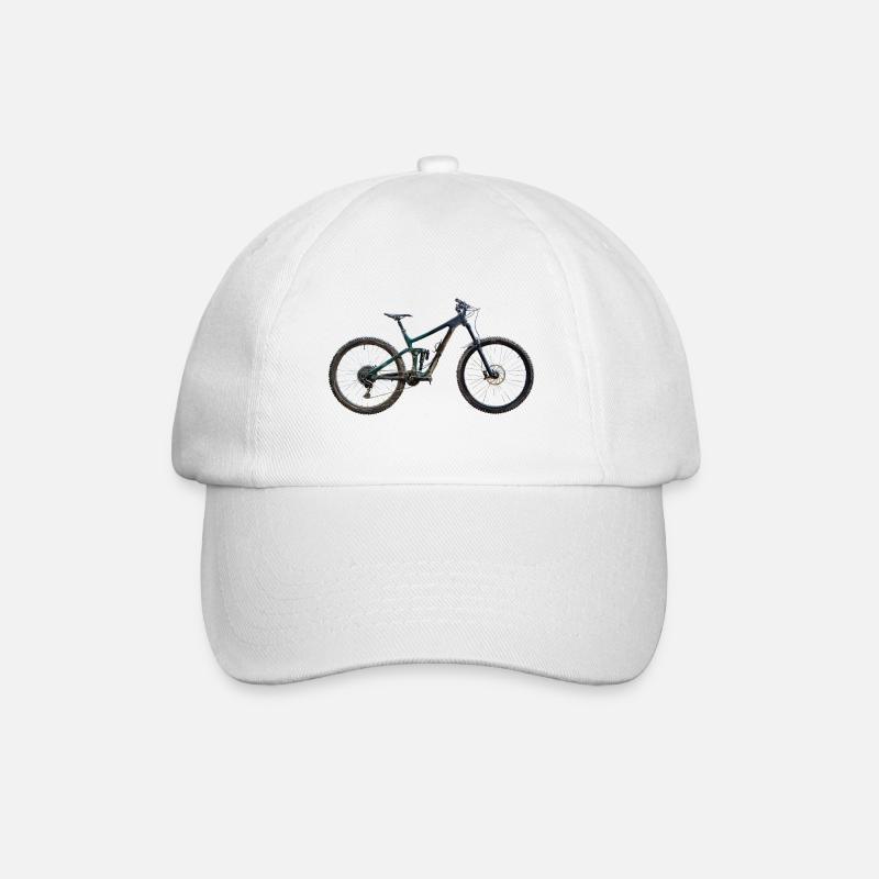 Mountainbike - Baseballkappe - Weiß/Weiß