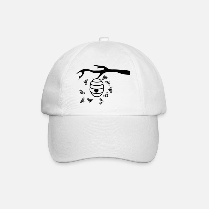 Beehive Branch - Casquette classique - blanc/blanc