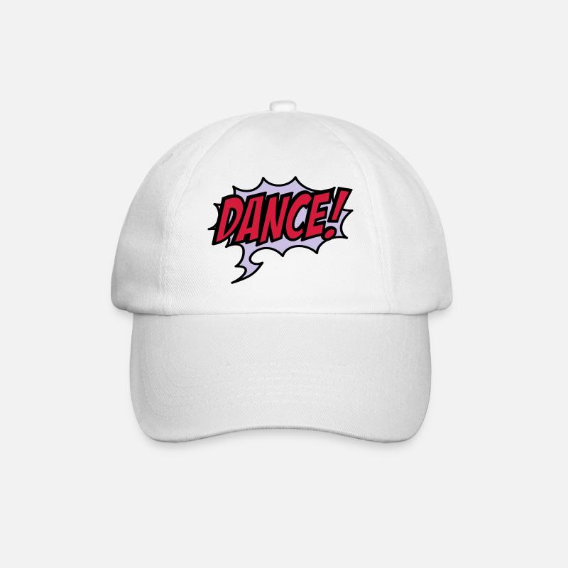 tanzen - Baseballkappe - Weiß/Weiß