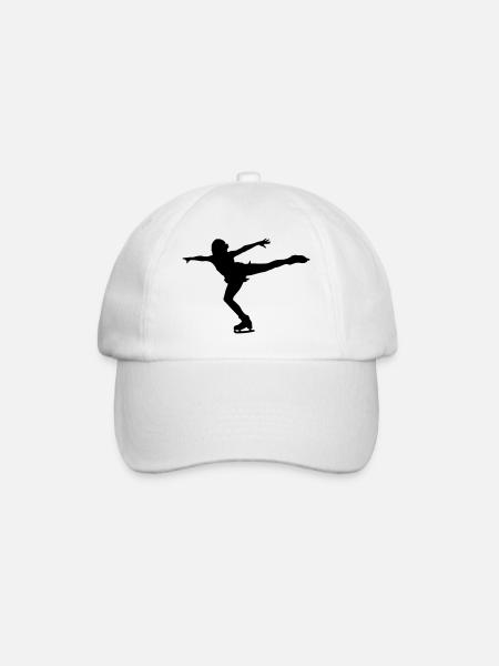 Eiskunstlauf - Baseballkappe - Weiß/Weiß