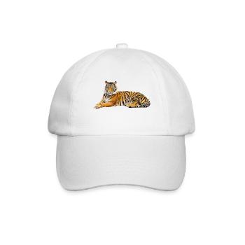 Tiger - Baseball Cap - white/white - Front
