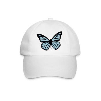 butterfly - Baseball Cap - white/white - Front