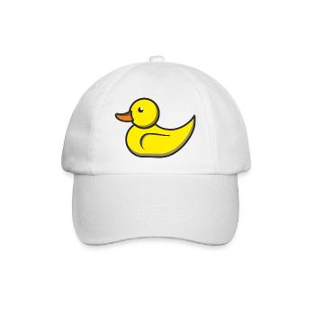 Ente Comic - Baseballkappe - Weiß/Weiß - Vorne