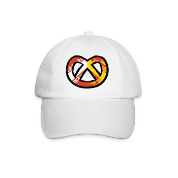 T-shirt humor logo Bretzel Alsace - Baseball Cap - white/white - Front