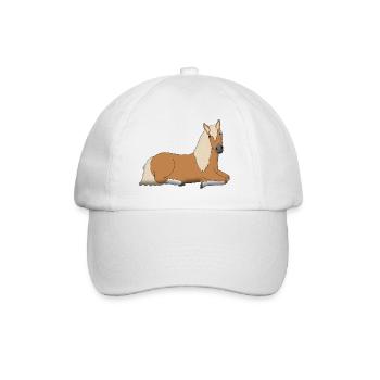 haflinger_liegt - Casquette classique - blanc/blanc - Devant
