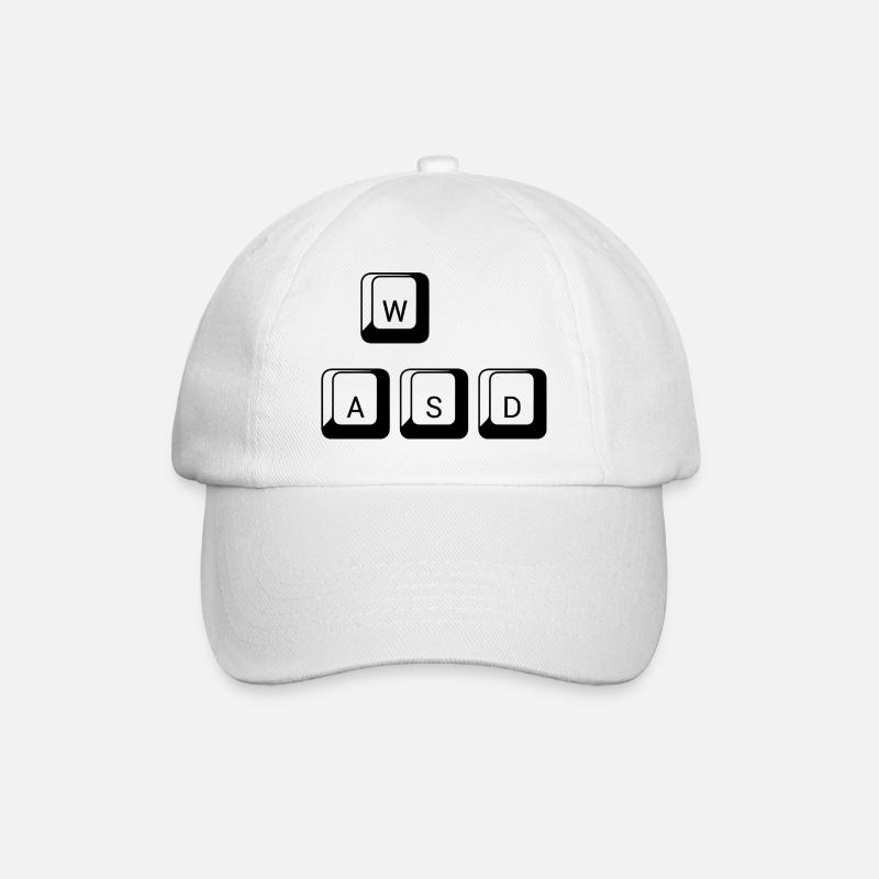 WASD - Baseball Cap - white/white