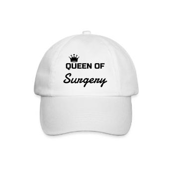Doctor Arzt Surgeon Chirurg Surgery Chirurgie - Baseball Cap - white/white - Front