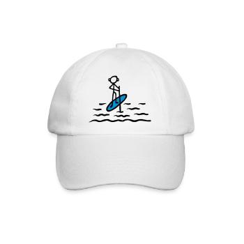 Paddling SUP - V2 - Baseball Cap - white/white - Front